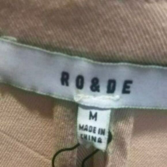 NWT MSRP $120 Ro & De Woven Notch Collar Blazer Women's Size Medium - Picture 7 of 7